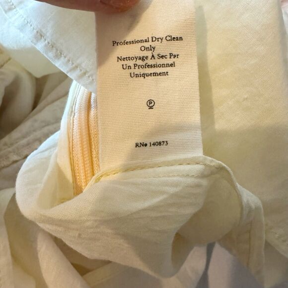 Love Shack Fancy LSF Pirelle Pink Floral Silk Lace Ruffle Mini Dress Size 6 - Picture 12 of 12